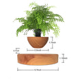 MagicGrow - Flydende bonsai potte med magnetisk levitation