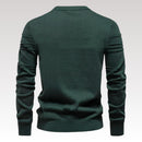Robby - Smal langærmet sweater med Diskrete broderede