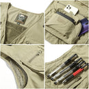 Oliver - Moderne cargo vest med flere lommer & lynlåslukning
