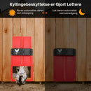 CoopLock - Automatisk dørlukker til hønsehuse med lyssensor