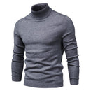 David – Slim fit sweater med rullehals og lange ærmer