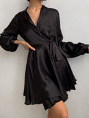 Dollie - Elegant wrap minikjole