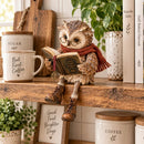 Owlread - Uglefigur med Bog til Indretningsdekoration
