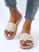 Netty - Chikke Fløjlssandaler Med Tå Og Afslappet Elegance