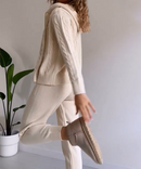 EasyChic- Jacquard loungewear sæt til kvinder
