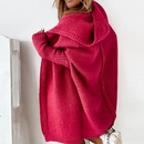 Dame Hoodie Strikket Cardigan