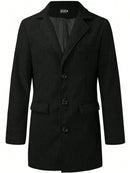 Mark - Herre overfrakke slim fit med flere lommer