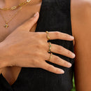 Frances bølgeinspireret ring