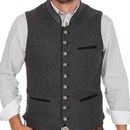 Henry - Elegant Tweed Vest Med Slim Pasform Og Lommer