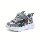 DinoSteps - Lysende sko med dinosaurdesign og LED-såler