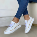 Dame Sneakers med Kæde Detalje