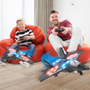 KidPlay - Fjernstyret flyvende jet med 360° rotation og