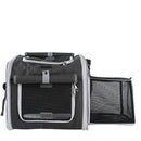 PawVelo – Udvidelig cykelkurv til kæledyr med sidevinduer for hurtigudløser