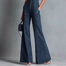 Dame udenærmet vidde jumpsuit