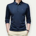 Liam - Klassisk langærmet polo med moderne elegance