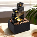 SereniMist - Kompakt bordfontæne med vandfald og