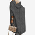 Dame Kabelstrik Hooded Cardigan