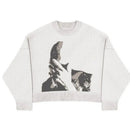 Anna langærmet sweater med rund hals