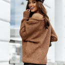 Amanda langærmet sweater med rund hals