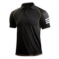 Christopher slim fit poloshirt med turndown-krave og korte