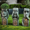 SolarGlow - Kunstnerisk urtepotteskulptur med