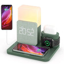 GlowDock - 4-i-1 trådløs oplader med alarm og justerbar