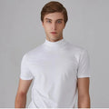 Theo - Kortærmet t-shirt med høj hals og slim fit