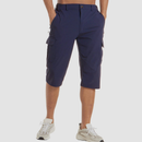 Herre Shorts med Høj Talje og Knælang Længde