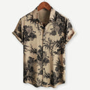 Varek - Air light vintage blomsterskjorte