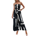 Tabea - Stropløs off-shoulder jumpsuit med brede ben og