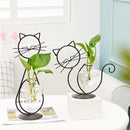 FloraKitty - Katteplanteholder med hjerteformet vase i