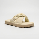 Dame slippers med krydsremme