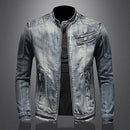 FusionFlex - Denimjakke til mænd med vintage look & moderne