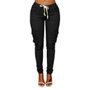 Violette cargobukser med slim fit