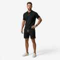 Herre 2-delt Polo Shirt og Drawstring Shorts Sæt