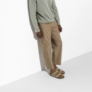 Slip-on sandaler med rund tå