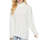 Brenda elegant oversized rullekravetrøje