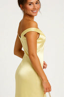 Penelope off-shoulder maxikjole