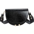 Isla kompakt crossbody-taske med præget tekstur og