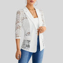 Callie - Moderne blazer med korte ærmer og unikke