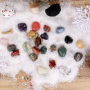 Yulegem - Adventskalender med naturlige sten til sæsonbrug