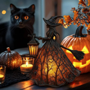 Halloween Troldelampe med LED Lys