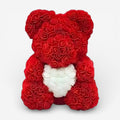 Mors Dags Gave - Rosebamse med hjertedekoration