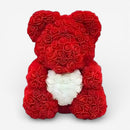 Mors Dags Gave - Rosebamse med hjertedekoration