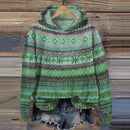 NordicCozy - Varm uldsweater med hætte til kvinder