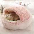 CozyNest - Donut-formet kæledyrsseng til rolig søvn