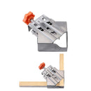 AngleLock – Justerbar højrevinklet hjørneklemme med ergonomisk knap til præcis montering