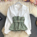 Jessica tofarvet bluse