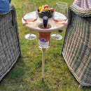 PicnicPal - Bærbar udendørs drikkevareholder med rum til