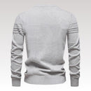 Robby - Smal langærmet sweater med Diskrete broderede